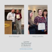 CPAs Abby Lamothe & Brie Pettengill Receive Awards